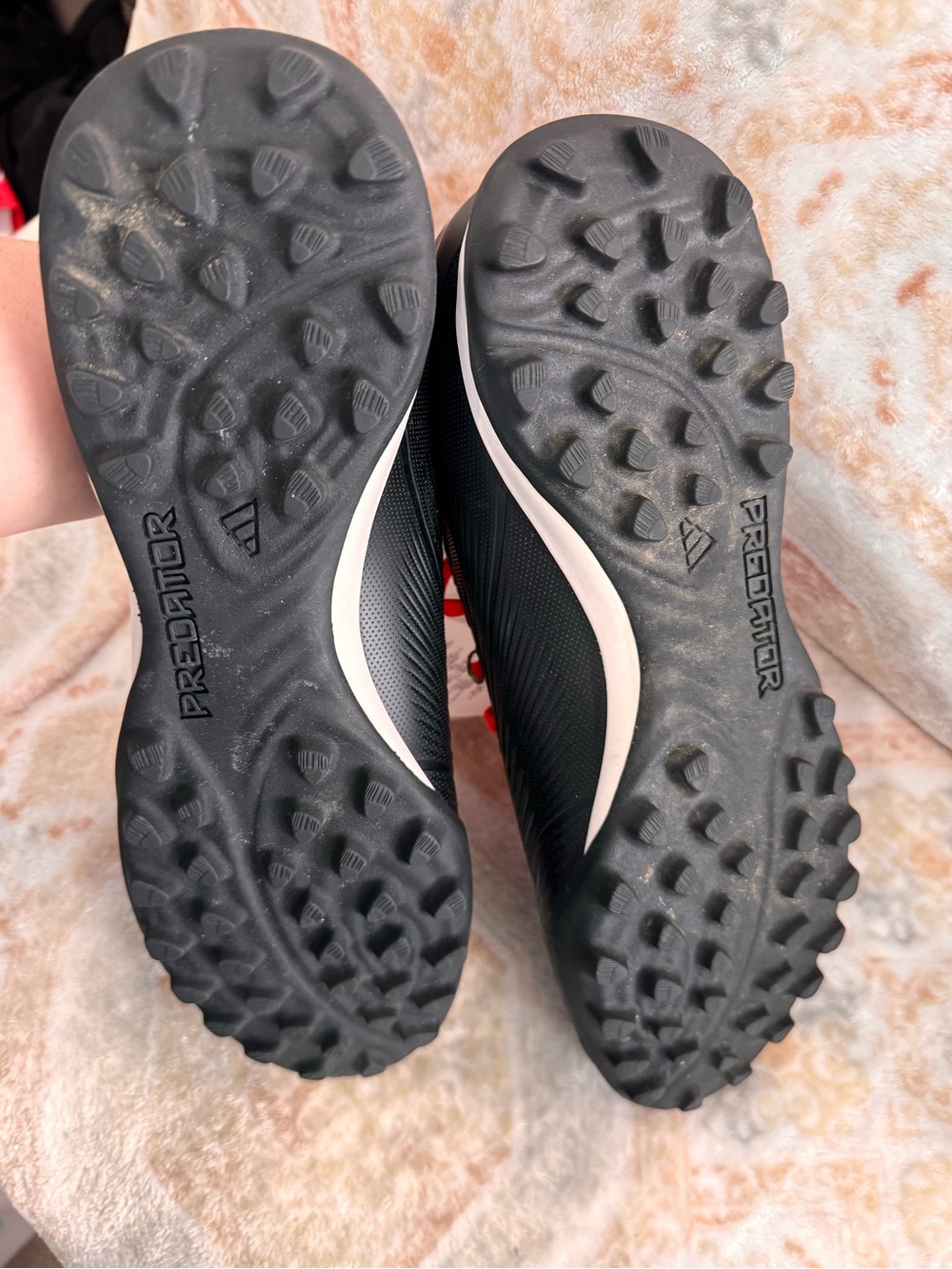 adidas Predator League TF Turf Soccer Shoes - Black/Red/Yellow - Picture 3 of 4